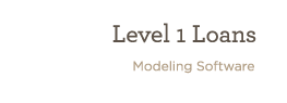 Level1Loans – Brings mortgage asset pricing as close to level 1 valuation, under FAS 157, as possible